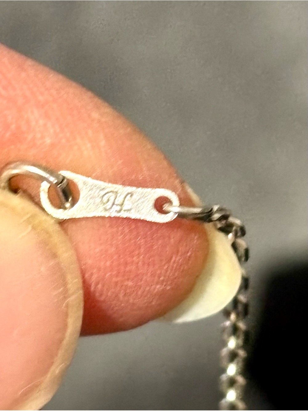 Sterling Silver Pearl Teardrop Pendant Necklace - White Pearl - Picture 9 of 10